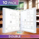 9"x12" Small White Board Dry Erase Sheets (10 Pack)