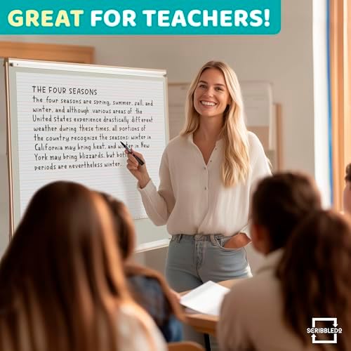 30”x24” Magnetic Dry Erase Lined Notebook Paper