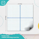 Magnetic Dry Erase XY Coordinate Plane Whiteboard 27" x 27