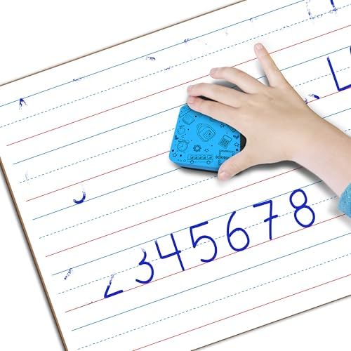 24 Pack Double Sided Lined Whiteboard Dry Erase Boards 9x12