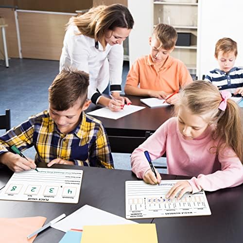 Place Value Board 9" x 12" Double Sided Dry Erase Boards