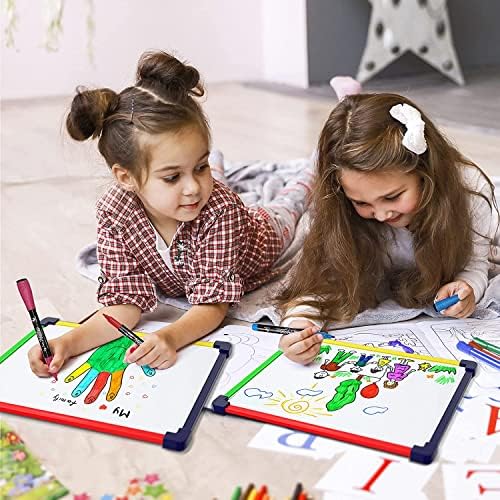 5 Pack 9"x12" Magnetic Dry Erase White Boards with Erasers