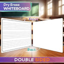 9" X 12" Double Sided Dry Erase Music Staff Whiteboard Lapboard