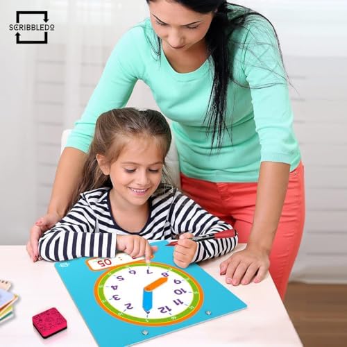 Dry Erase Learning Demonstration Clock