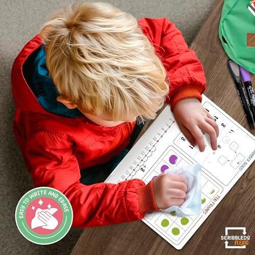 Number Bonds 9”x12” Dry Erase Sheets (10 Pack)