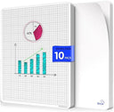 9"x12" Quad Graph Dry Erase Sheets 10 Pack