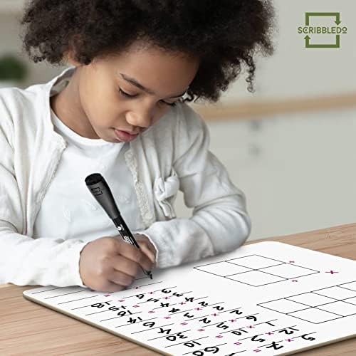 11" x 14" Dry Erase Multiplication Chart Whiteboard Double Sided