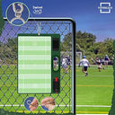 Dry Erase Lacrosse Coaching Board 15x10.5” with 2 Markers