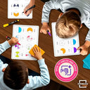 Fraction Manipulatives 9”x12” Dry Erase Sheets 10 Pack
