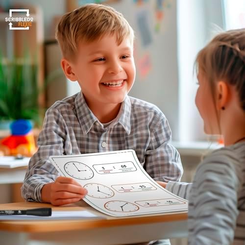 Telling Time Dry Erase Learning Clocks (10 Pack)