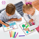 Double Sided 9”x12” Story Lined Dry Erase Whiteboard