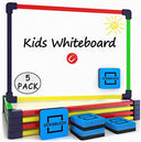 5 Pack 9"x12" Magnetic Mini Dry Erase Boards with Erasers