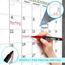 Extra Large 100"x36" 12-Month Dry Erase Whiteboard Monthly Planner