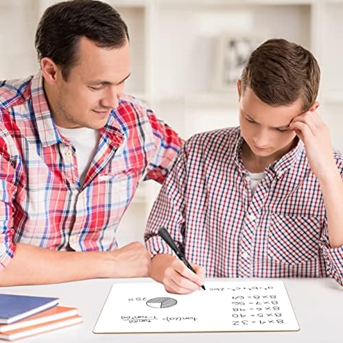 24 Pack Dry Erase XY Axis Graph Lap Board 9" x 12" Double Sided