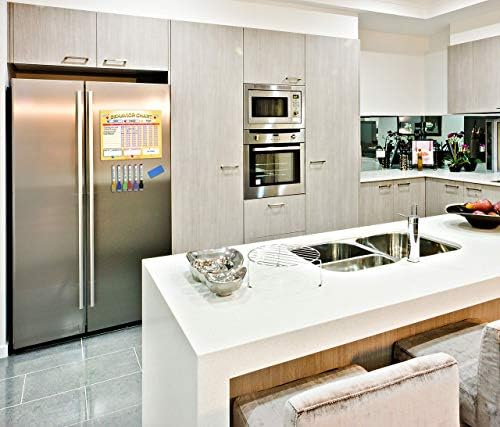 Magnetic Dry Erase Chore Behavior Chart 11"X17" with Markers & Eraser