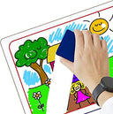 10 Pack Double Sided 9”x12” Story Lined Dry Erase Boards + Erasers