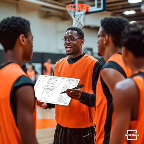 15x9 Inch Volleyball Dry Erase Board with Rotation Wheel