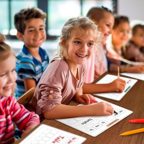 Phonemic Awareness Sounds & Blends Dry Erase Sheets 9”x12” Phonics (10 Pack)