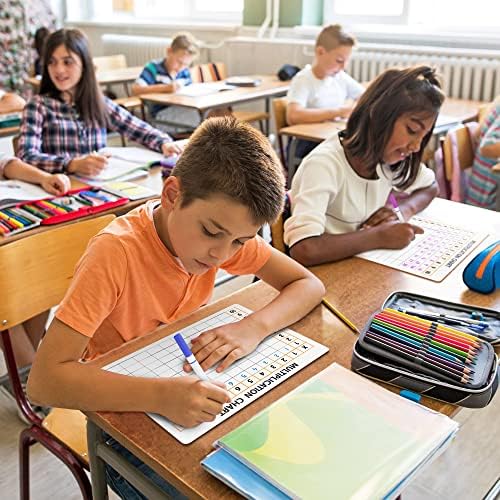 Dry Erase Multiplication Chart Whiteboard 9" x 12" Double Sided