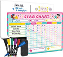 Magnetic Dry Erase Reward Chart 13” X 17” (6 Markers)
