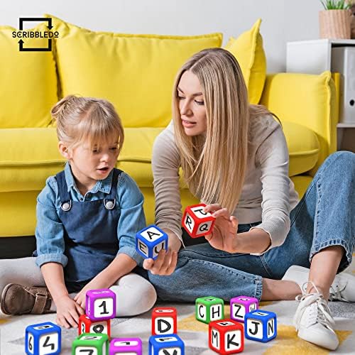 Dry Erase Blank Pocket Dice 2x2 Inches (4 Pack)