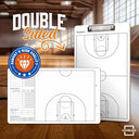 15x9 Inch Volleyball Dry Erase Board with Rotation Wheel