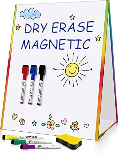 Tabletop Magnetic Dry Erase Whiteboard Easel