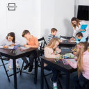 Reusable Dry Erase Pockets with Marker Holder, Assorted Colors (50 Pack)