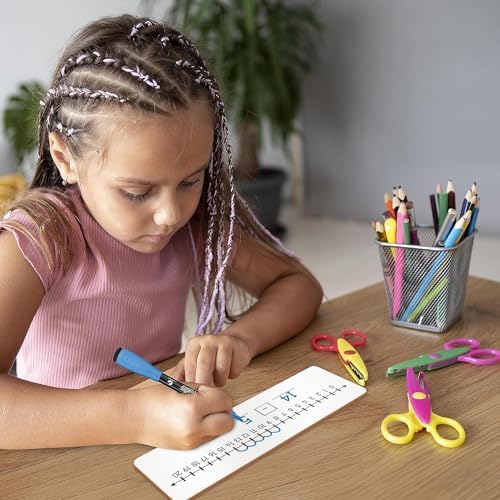 Number Line Lapboard 4”x12” Double Sided Dry Erase -10 to +10, 0-20