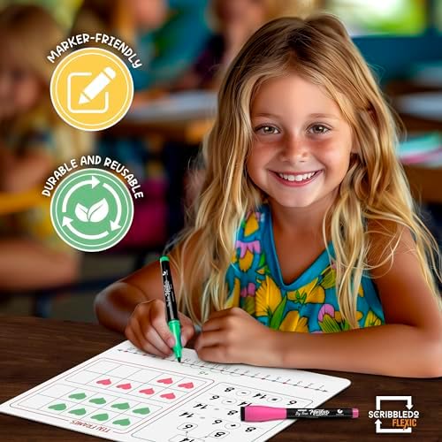 Number Bonds 9”x12” Dry Erase Sheets (10 Pack)