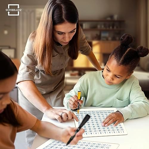 9”x12” Dry Erase 100 Number Chart Whiteboard