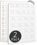 5 Pack Dry Erase Alphabet Tracing Whiteboard 9 x 12 Inch with Cards