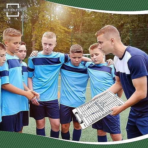 Football Dry Erase Coaching Clipboard 15x9 Double Sided