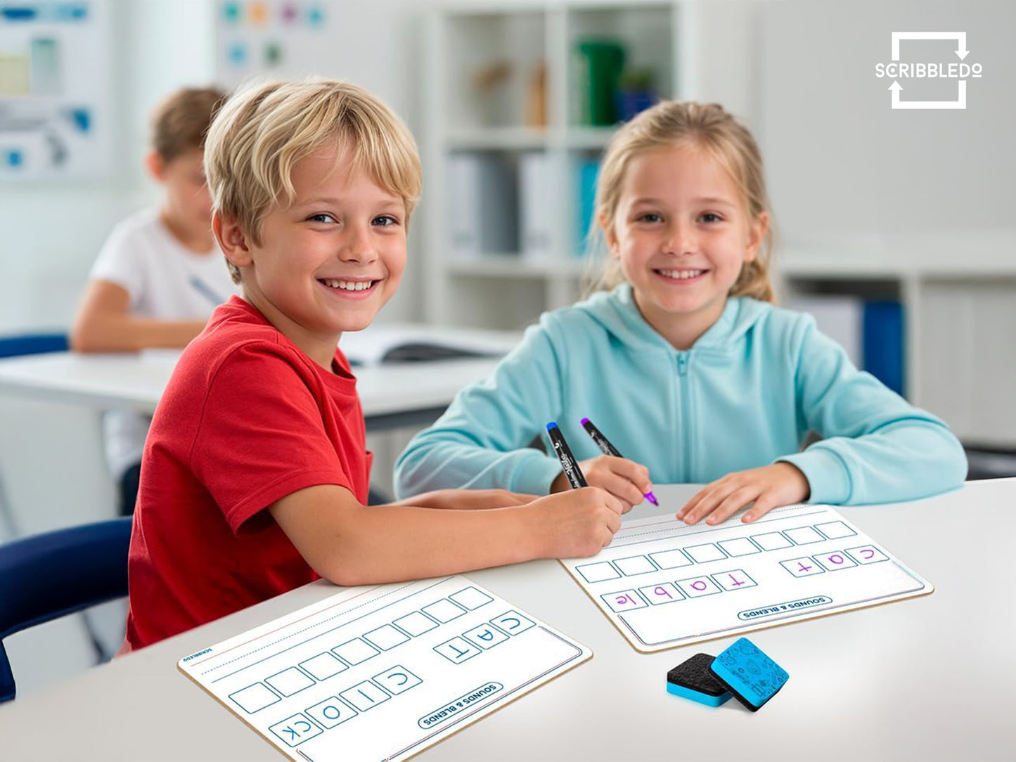 Sounds & Blends / Syllables Whiteboard 9"x12"