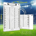 Football Dry Erase Coaching Clipboard 15x9 Double Sided