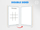 Tic Tac Toe Dry Erase Board – 9x6 Reusable Whiteboard Game