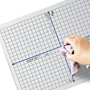 Dry Erase XY Axis Graph Lap Board 9" x 12" Double Sided