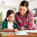 Dry Erase Long Division & Place Value Whiteboard 9 x 12 Inch Double Sided