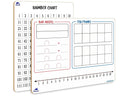 Bar Model, Ten Frame, Number Line & 1–120 Chart Dry Erase Board – 9x12