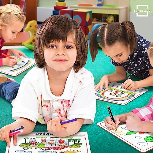 Double Sided 9”x12” Story Lined Dry Erase Whiteboard