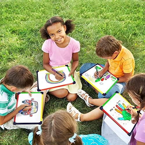 5 Pack 9"x12" Magnetic Mini Dry Erase Boards with Erasers