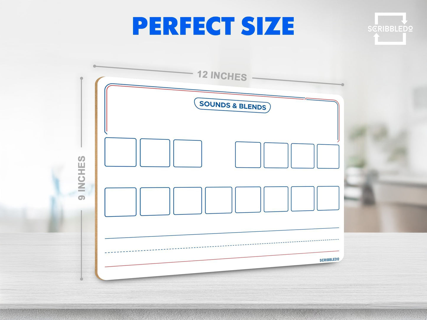 Sounds & Blends / Syllables Whiteboard 9"x12"