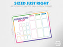 Regrouping Place Value Chart Flexic Dry Erase Sheet 9"x12" (10 pc)