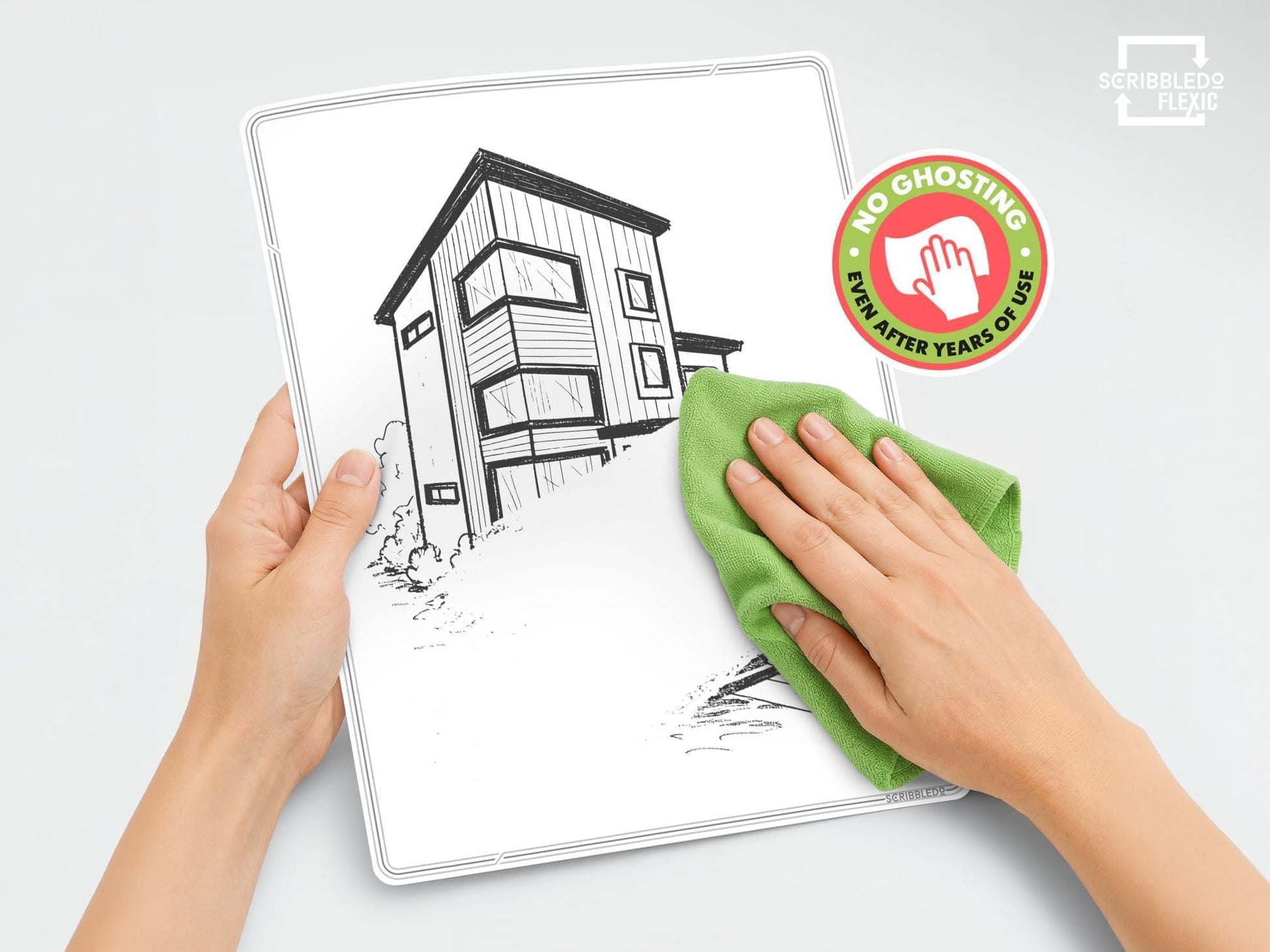Large White Dry Erase Flexic Sheet 11"x14" (10 pc)