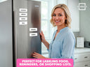 30 Pack Dry Erase Magnetic Labels – 3.1” x 1.2” Writable Strips
