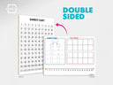 Number Bond, Ten Frame, Number Line & 1–120 Chart Dry Erase Board – 9x12