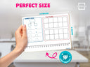 Number Bond, Ten Frame, Number Line & 1–120 Chart Dry Erase Board – 9x12