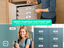 30 Pack Dry Erase Magnetic Labels – 3.1” x 1.2” Writable Strips