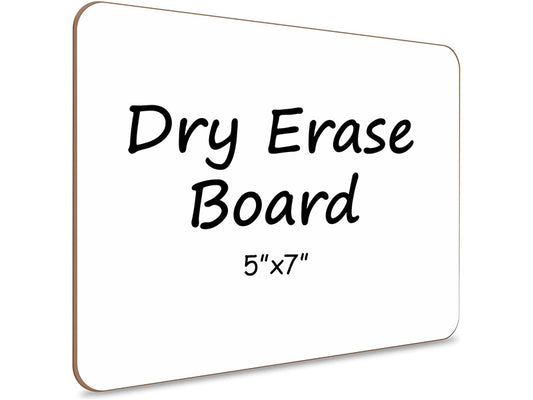 Double Sided Dry Erase Whiteboard  5"x7"