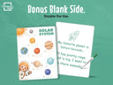 Solar System Planets Flexic Dry Erase Sheet 11"x14" (10 pc)